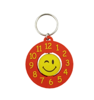 ميني Emoticon ناعمة PVC حلقات المفاتيح ملء آلة